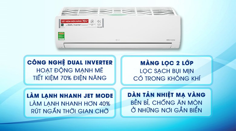 Điều hòa LG Inverter 24000Btu V24ENF1