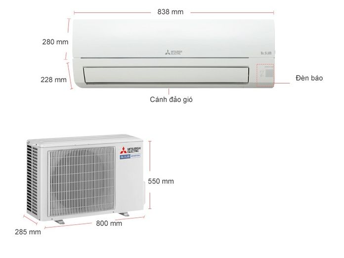 Điều hoà Mitsubishi Electric Inverter 18000 MSY-JP50VF