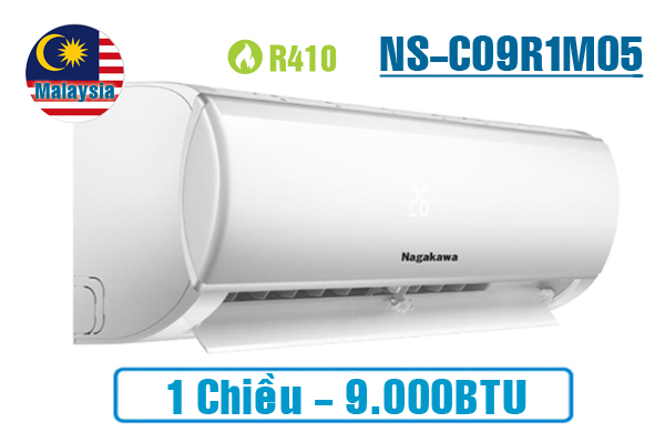 Điều Hòa Nagakawa 9000Btu 1 Chiều NS-C09R1M05 Gas R410a