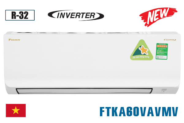 Điều hòa Daikin 21000BTU 1 chiều inverter FTKA60VAVMV