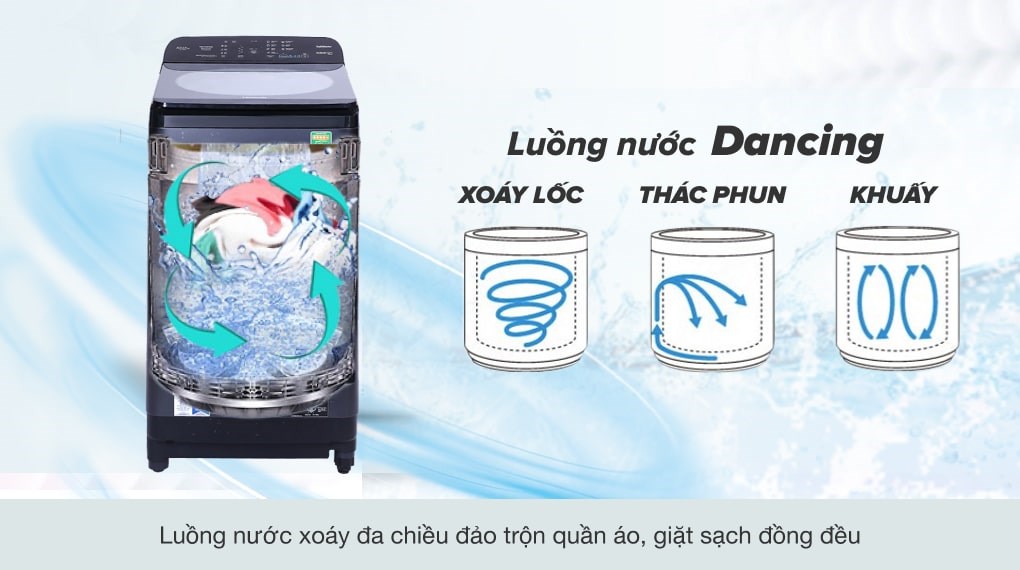 Máy giặt Panasonic 10 Kg NA-F100A9BRV