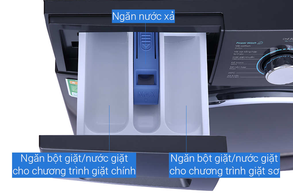 Máy giặt 9.5kg Casper WF-95I140BGB InverterMới 2021