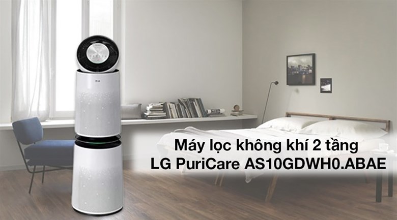 Máy lọc không khí 2 tầng LG PuriCare AS10GDWH0