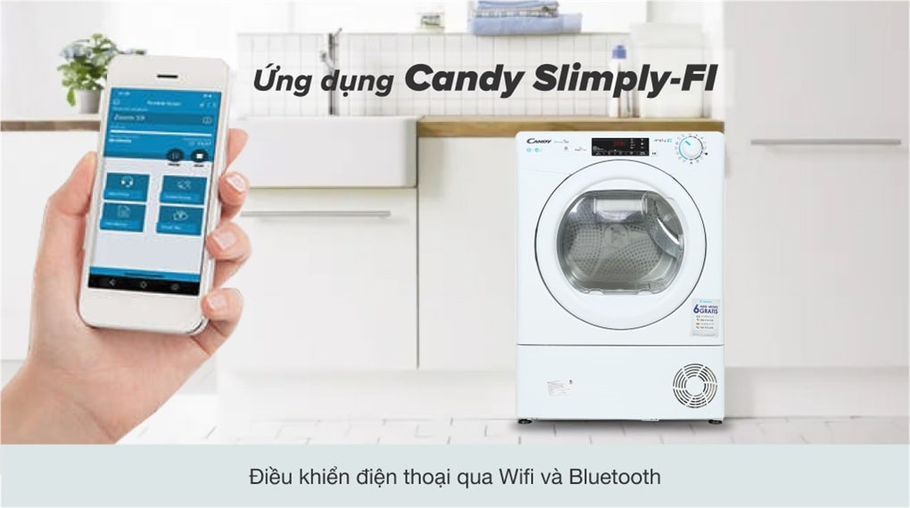 Máy sấy ngưng tụ Candy 8 Kg CSO C8TE-S