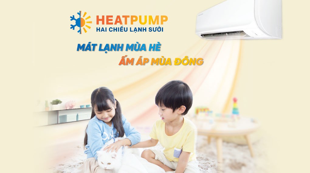 Điều hòa 2 chiều Daikin Inverter 12.000Btu FTHF35VAVMV