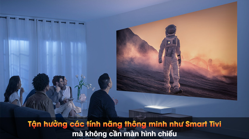 Máy chiếu siêu gần công nghệ Smart TV 4K UHD 120" The Premiere LSP7T