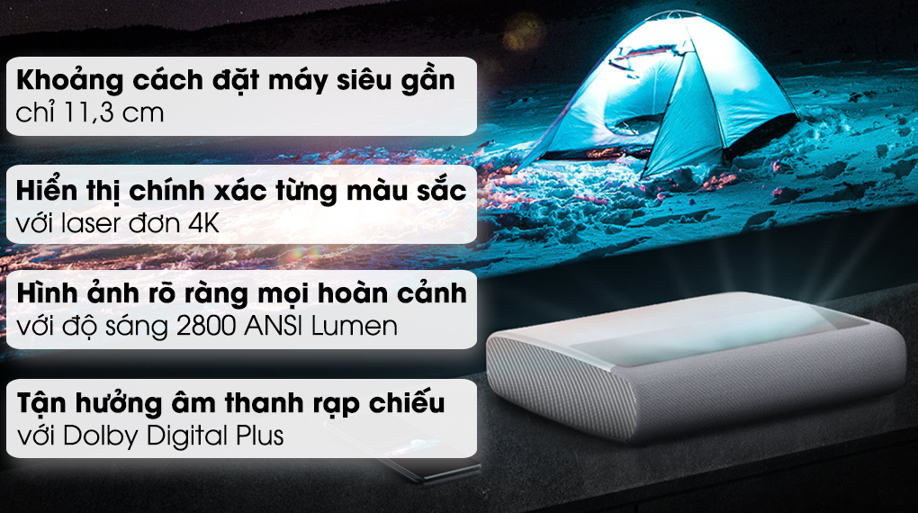 Máy Chiếu Siêu Gần Laser 4K Samsung The Premiere LSP9T