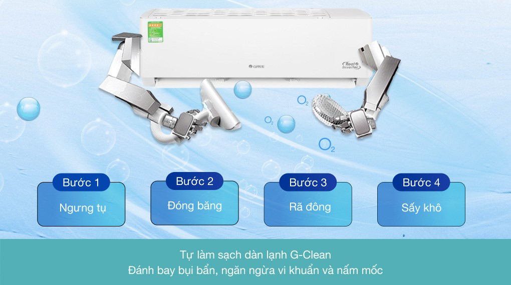 Điều hòa Gree Inverter 12000Btu GWC12PB-K3D0P4