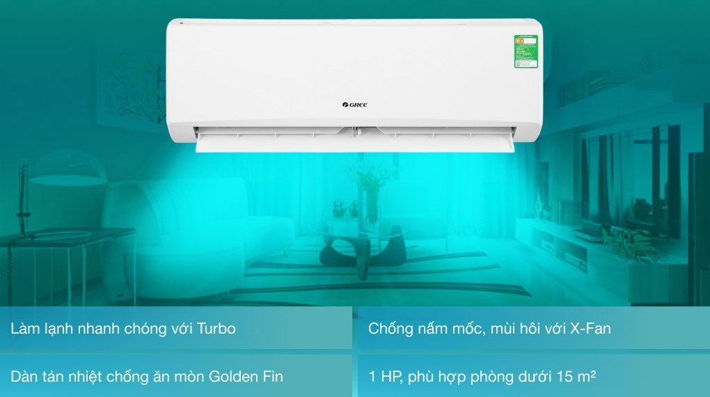 Điều hòa Gree 9000Btu GWC09KB-K6N0C4