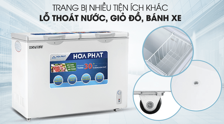 Tủ đông Hòa Phát 245 lít HCF 606S2Đ2