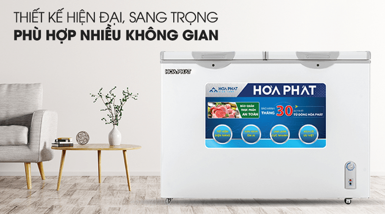 Tủ đông Hòa Phát 245 lít HCF 606S2Đ2