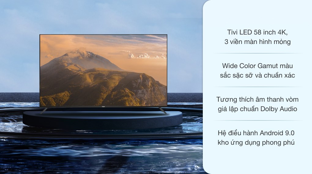 Android Tivi AQUA 4K 58 inch LE58AQT6610UG