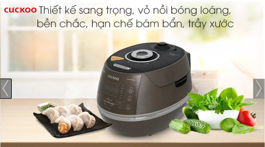 NỒI CƠM ĐIỆN CAO TẦN 1,8L CUCKOO CRP-CHSS1009FN-KOREAN