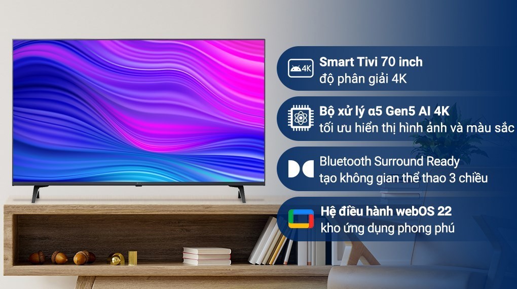 Smart Tivi LG 4K 70 inch 70UQ8000PSC