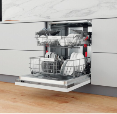 MÁY RỬA BÁT WHIRLPOOL WIO 3T133 P ÂM TỦ VỚI 14 BỘ