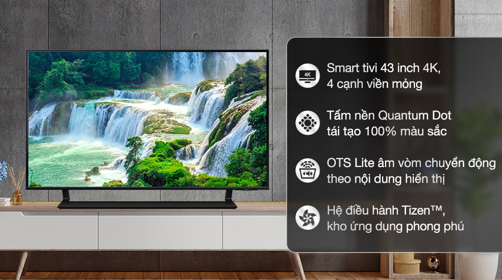 Smart Tivi QLED 4K 43 inch Samsung QA43Q63B