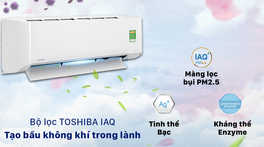 Điều hòa Toshiba Inverter 1.5 HP RAS-H13L3KCVG-V