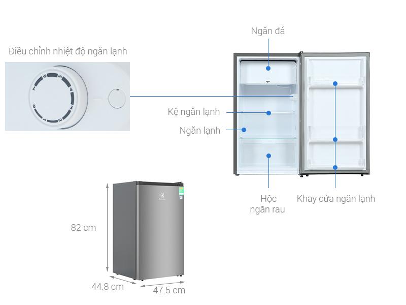 Tủ lạnh Electrolux 94 Lít EUM0930AD-VN