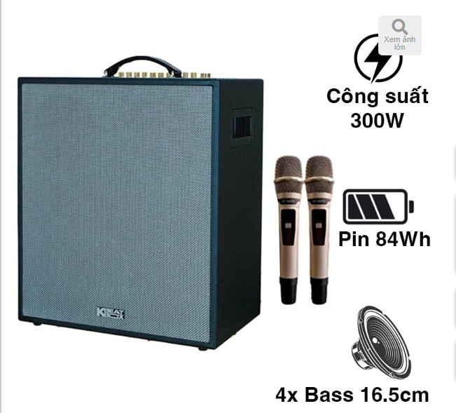 LOA ACNOS CS550SR, BASS 16.5CM, 300W