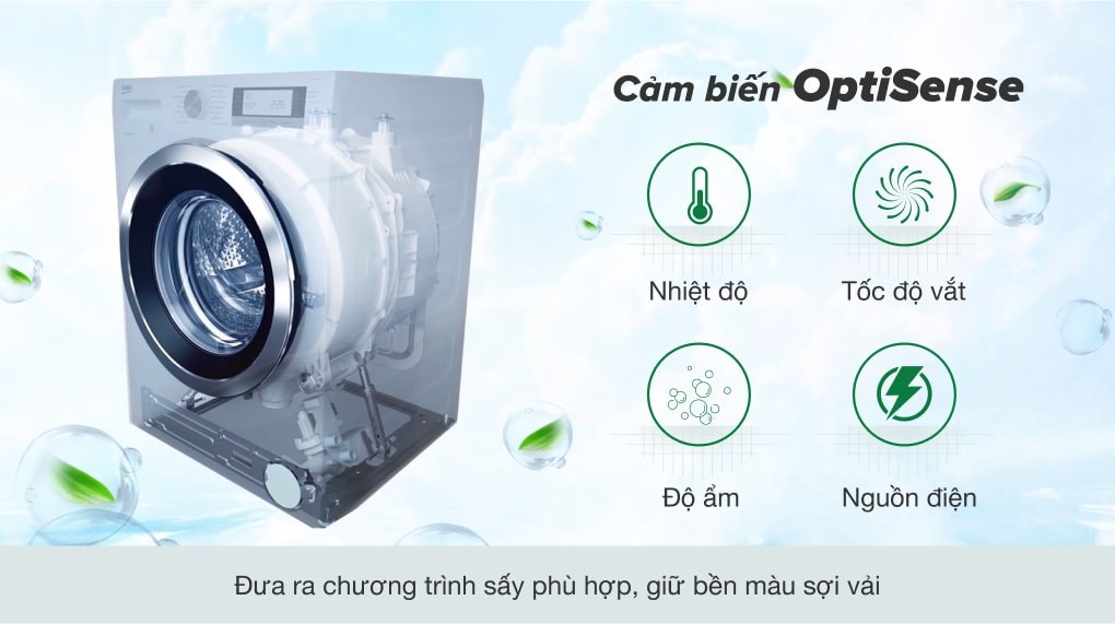 Máy sấy thông hơi Beko 9 kg DA9112RX0MB