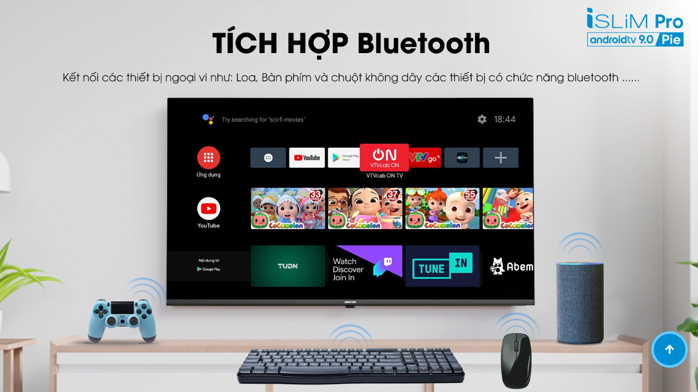 Smart TV iSLIM PRO 43”- 43S51 (Android 9.0 Pie)