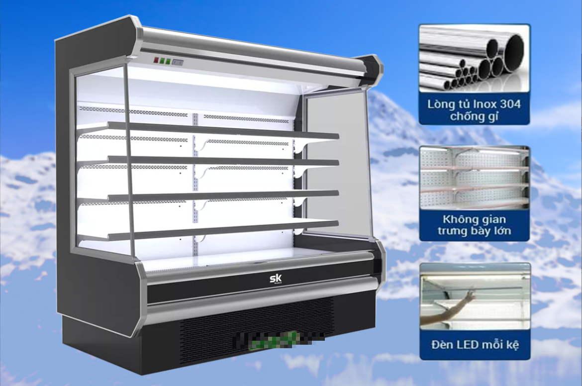 Tủ mát siêu thị rau quả tươi SK Sumikura SKACA-25Z