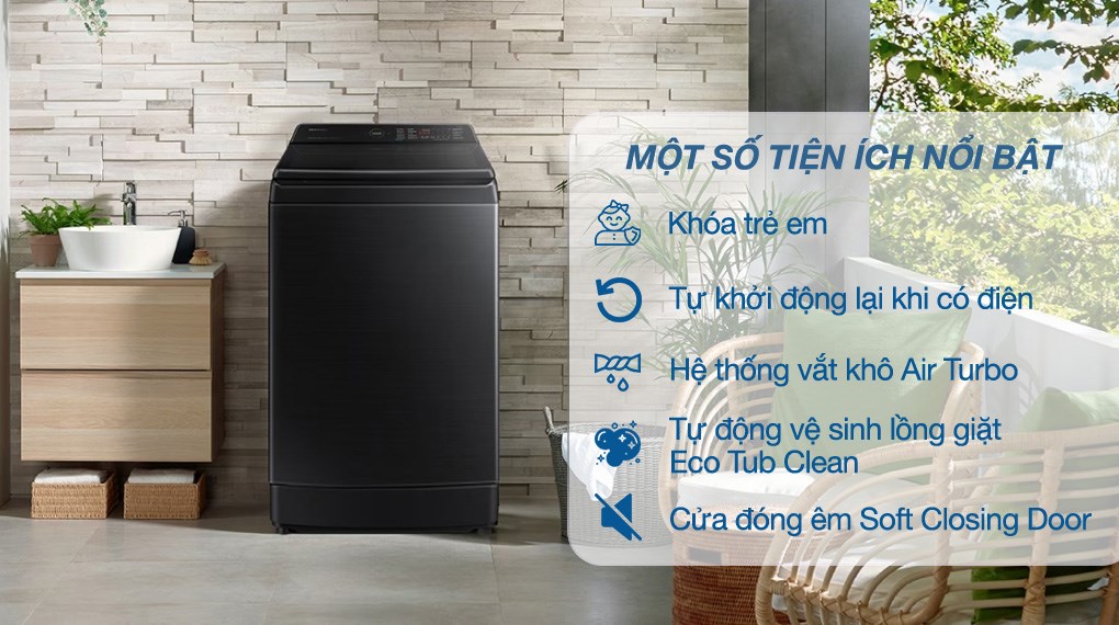 Máy giặt Samsung Inverter 14 kg WA14CG5886BVSV