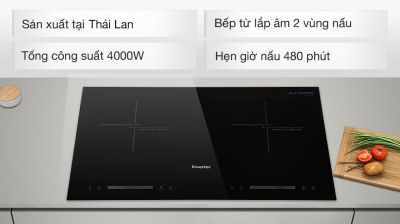 Bếp từ đôi lắp âm Junger CEJ-201-II