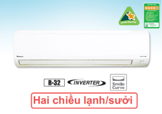 Điều hòa Daikin 2 chiều 12000BTU inverter gas R32 FTHF35XVMV