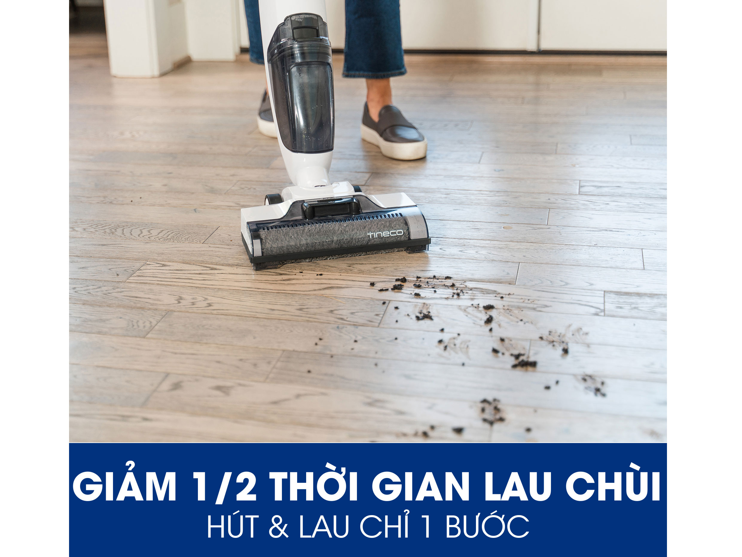 Máy lau sàn hút bụi không dây Tineco Ifloor 2