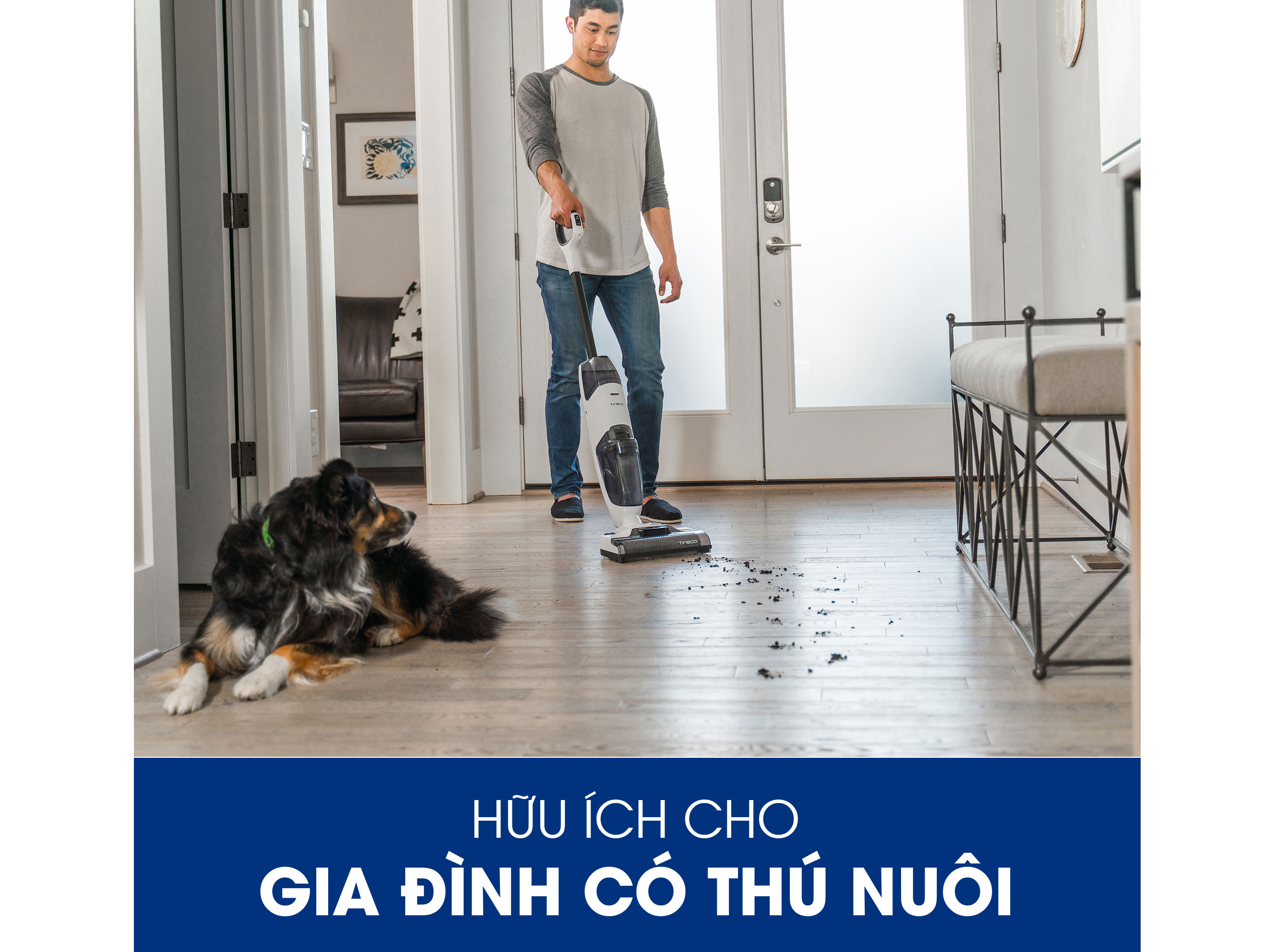 Máy lau sàn hút bụi không dây Tineco Ifloor 2