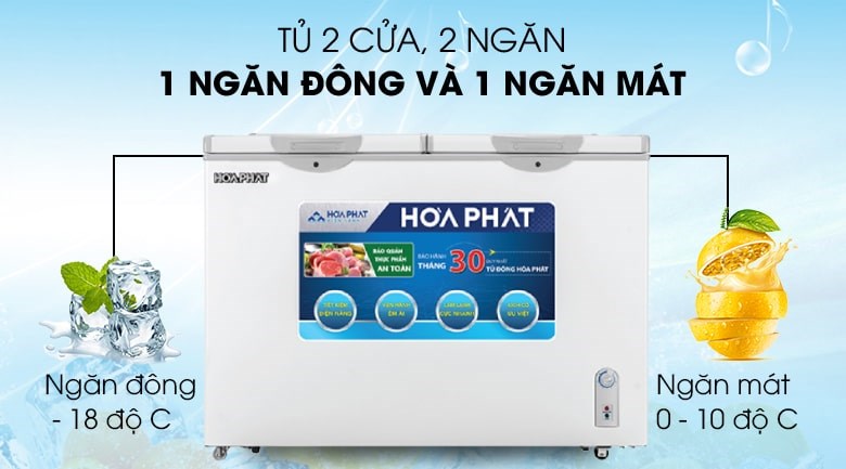 Tủ đông Hòa Phát 271 lít HCF 656S2Đ2