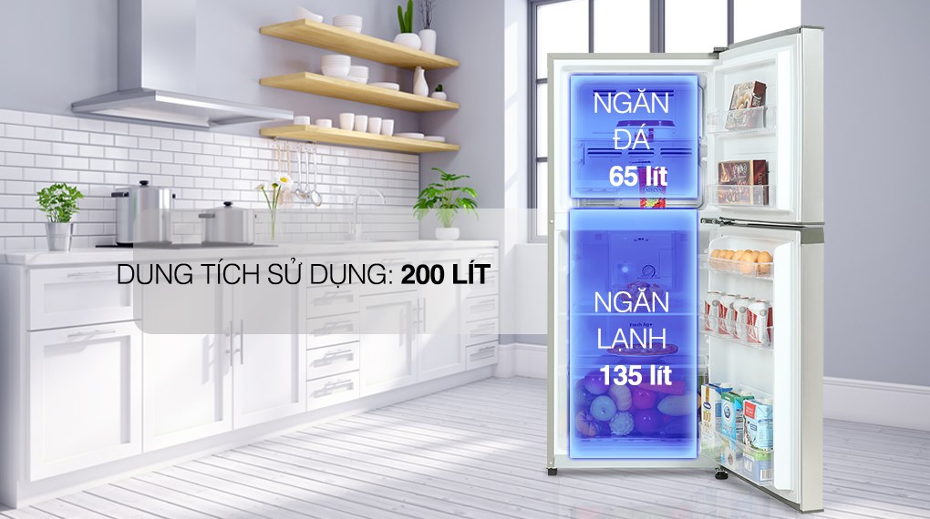 Tủ lạnh Casper Inverter 200 lít RT-215VS