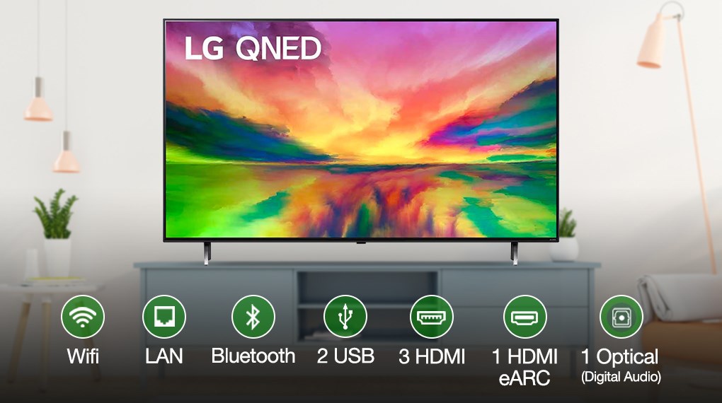 Smart Tivi QNED LG 4K 75 inch 75QNED80SRA