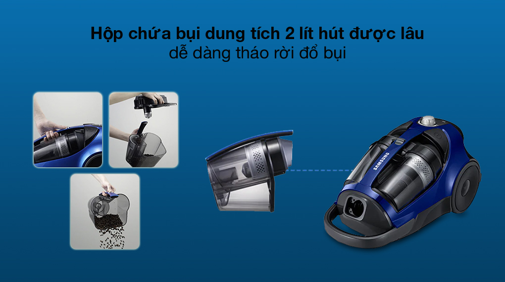 Máy hút bụi dạng hộp Samsung VCC8836V36/XSV