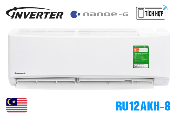 Điều hòa Panasonic 1 chiều 12.000BTU inverter RU12AKH-8