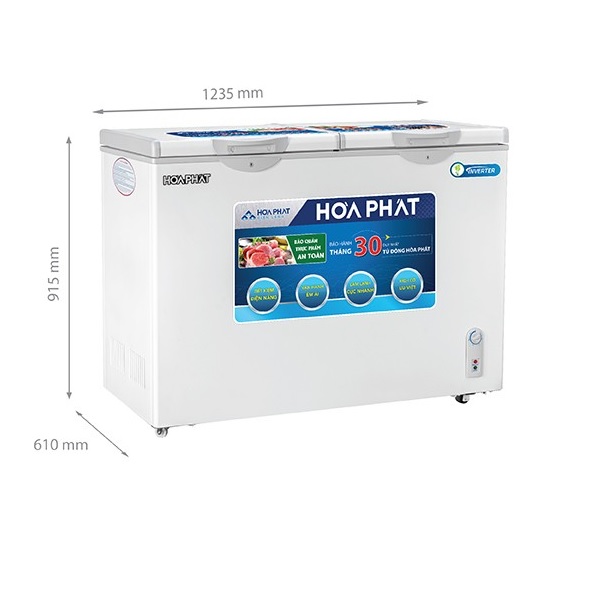 Tủ đông Hòa Phát 2 ngăn 2 cánh HPF BN6245