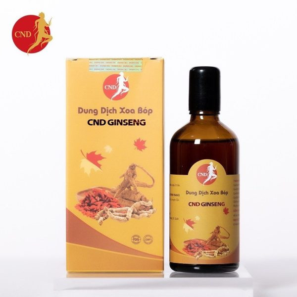 DUNG DỊCH XOA BÓP CND GINSENG