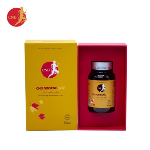 Viên Nhân Sâm – CND GINSENG gold – Lọ 60 viên