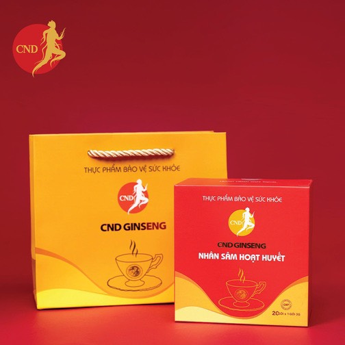 Thực phẩm bảo vệ sức khỏe CND GINSENG nhân sâm hoạt huyết