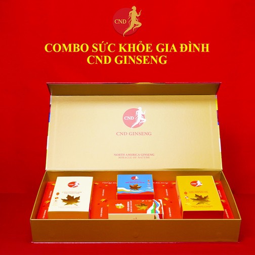  Combo sức khỏe gia đình CND Ginseng (kèm túi)