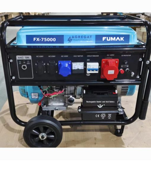 Máy phát điện Fumak 7500W chạy xăng, đề nổ, F7500