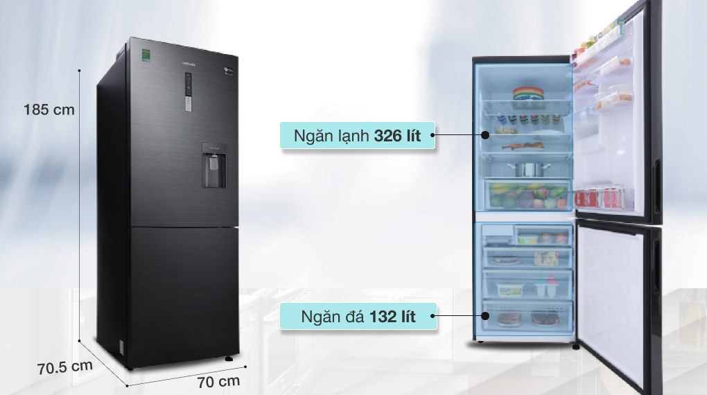 Tủ lạnh Samsung Inverter 458 lít RL4364SBABS/SV