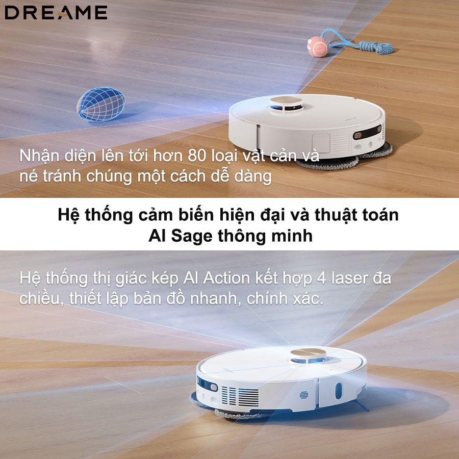 Robot hút bụi lau nhà Dreame X40 Ultra – Bản Quốc Tế