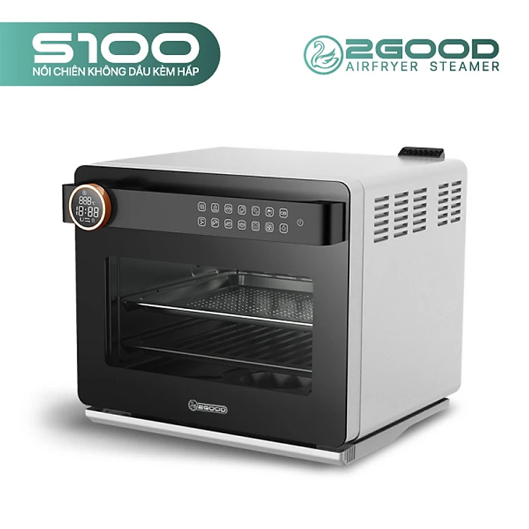 Nồi Chiên Không Dầu Kèm Hấp 2GOOD S100 (20 Lít)
