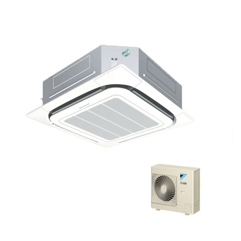 ĐIỀU HÒA ÂM TRẦN CASSETTE DAIKIN 1 CHIỀU 36.000BTU (FCNQ36MV1/RNQ36MV1) (BRC2E61+BYCP125K-W18)