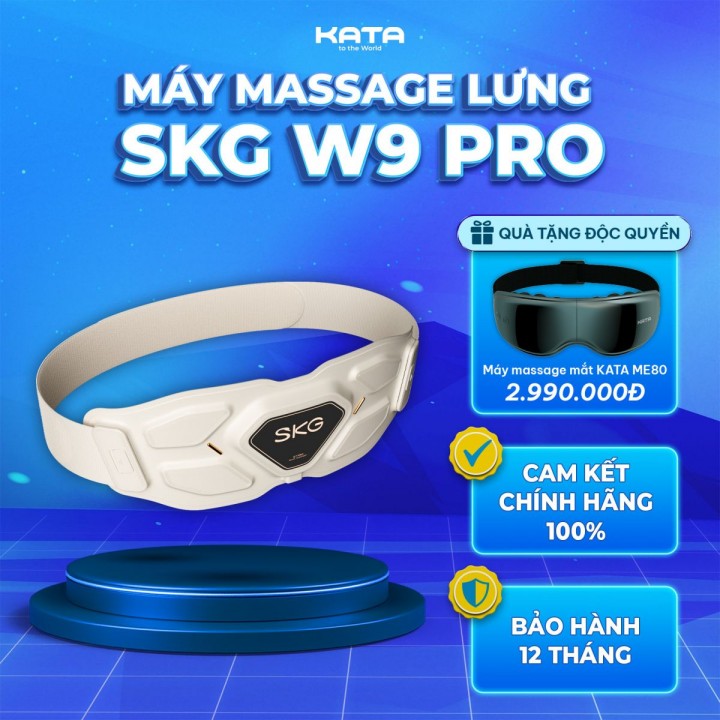 Máy Massage Lưng SKG W9 PRO (Bản Quốc tế có App)