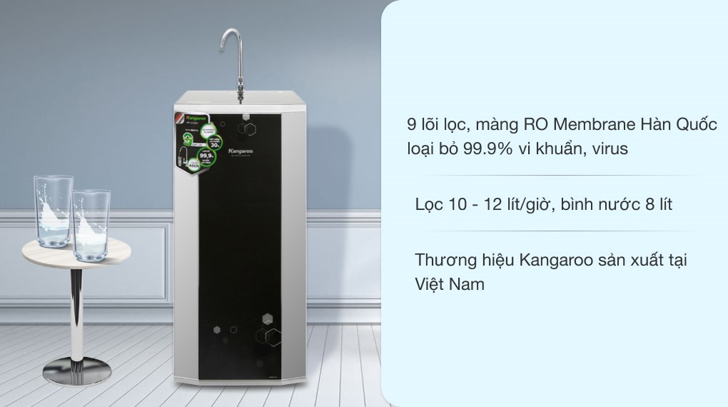 Máy lọc nước RO Kangaroo KG99A VTU 9 lõi