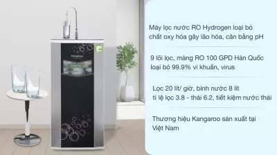 Máy lọc nước RO Hydrogen Kangaroo VTU KG100HA 9 lõi
