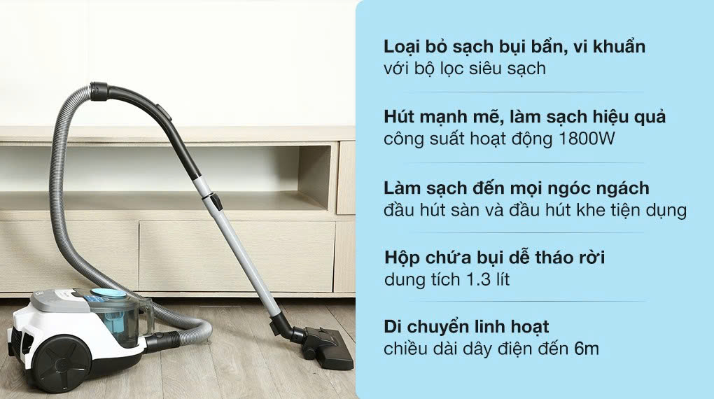 Máy hút bụi dạng hộp Philips XB2023/01
